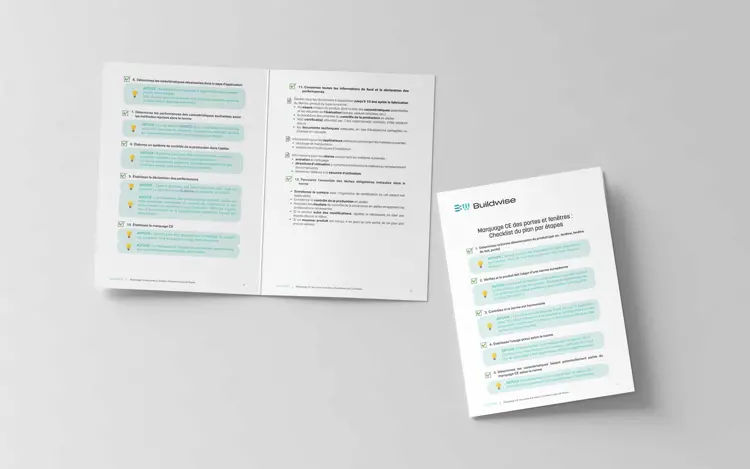 checklist pour le marquage CE des menuiseries extérieures