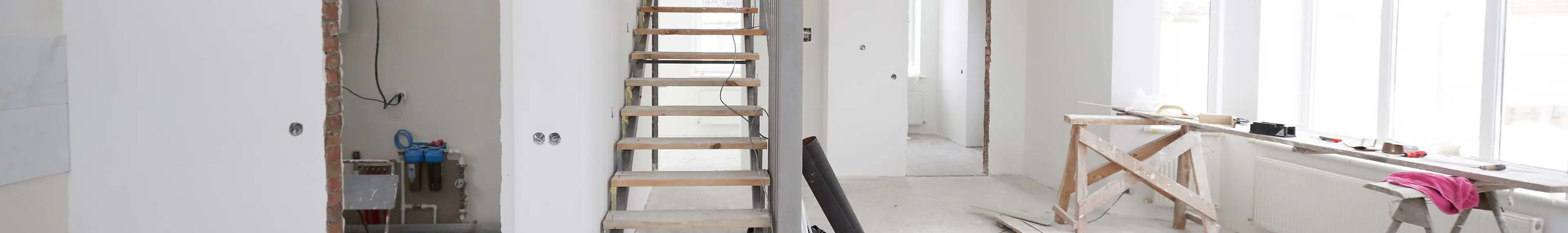 beeld van een huis in renovatie