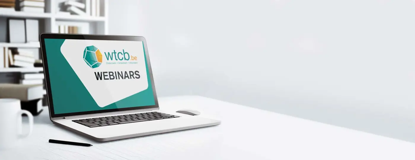 WTCB-Webinars voor bouwbedrijven
