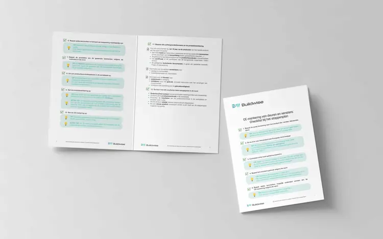 checklist voor CE markering van buitenschrijnwerken