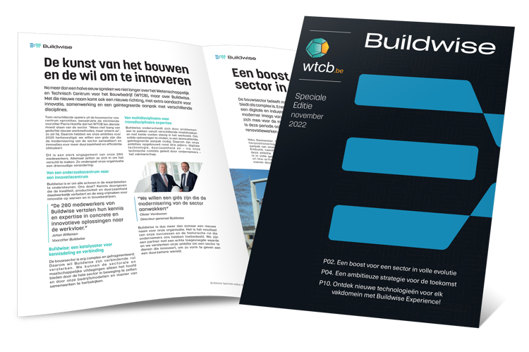 Maak kennis met Buildwise, het innovatiecentrum van de bouwsector in België